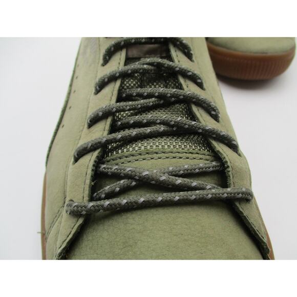 Puma Clyde Shoes Mens Size 10.5 Green Suede Gum Sole Low Top Casual Sneakers 1R9 main image 6